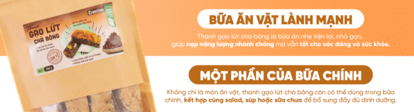 Thanh Gạo Lứt Chà Bông