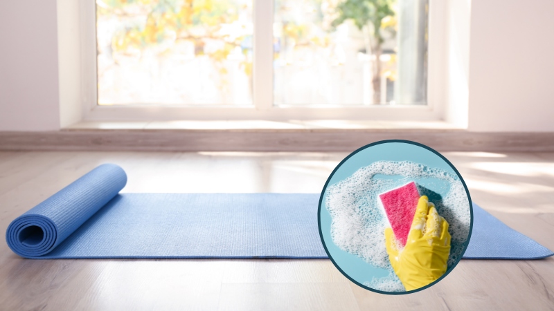vệ sinh thảm yoga